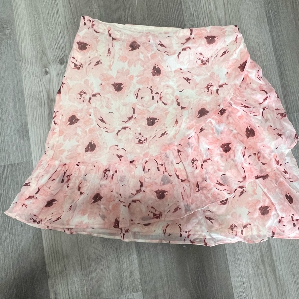 Express Floral Skirt